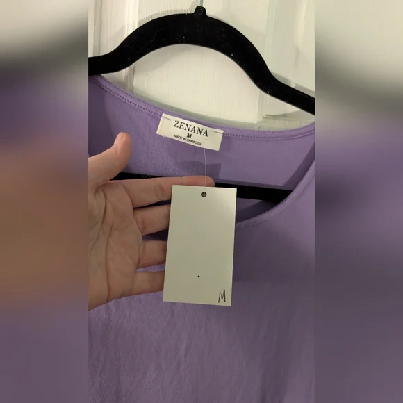 Zenena m purple babydoll nwt - Picture 3 of 8